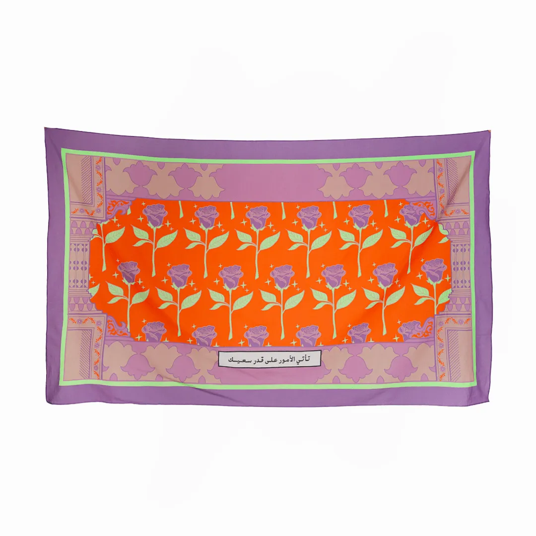 Purple Rose Kanga